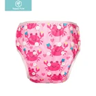 HappyFlute Детские многоразовые подгузники для плавания для мальчиков и девочек, регулируемые летние плавательные штаны