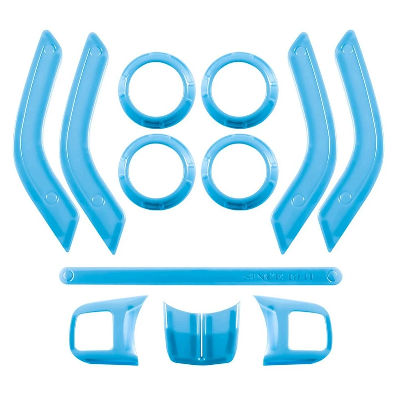 (Светильник синий 12 шт.) украшение для автомобиля рулевое колесо и центральная