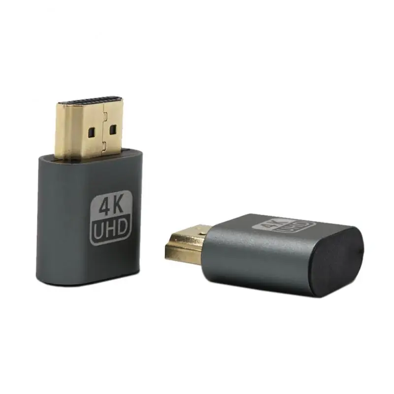 

Совместимому с HDMI виртуальной Дисплей 4K Разрешение DDC EDID заглушка эмулятор отображения адаптер конвертер видео адаптер для ПК/Mac устройства