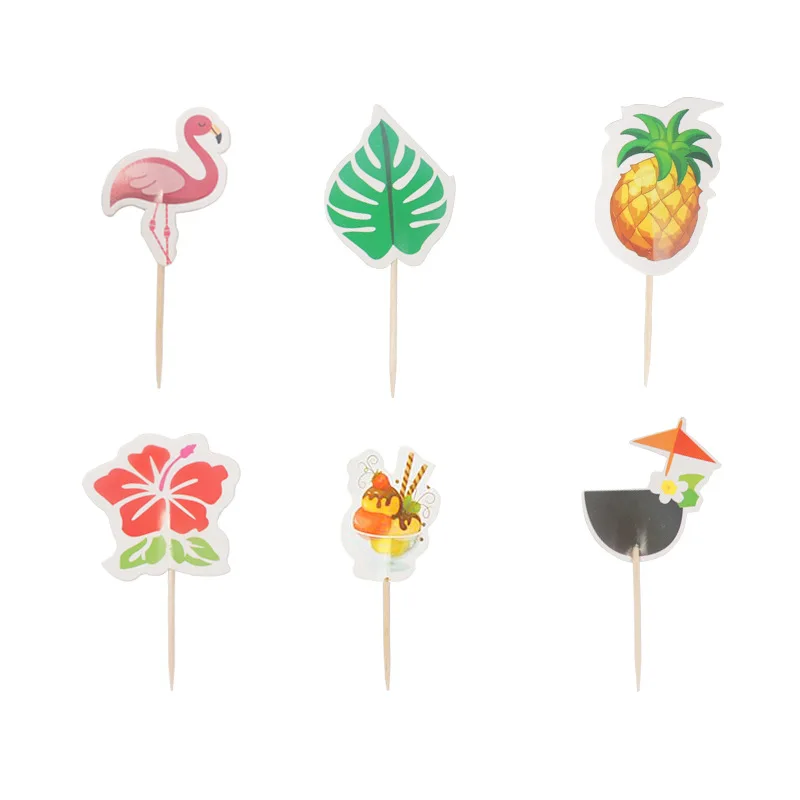 24 шт. в форме единорога фламинго торта кекса украшения для дня рождения | Дом и сад