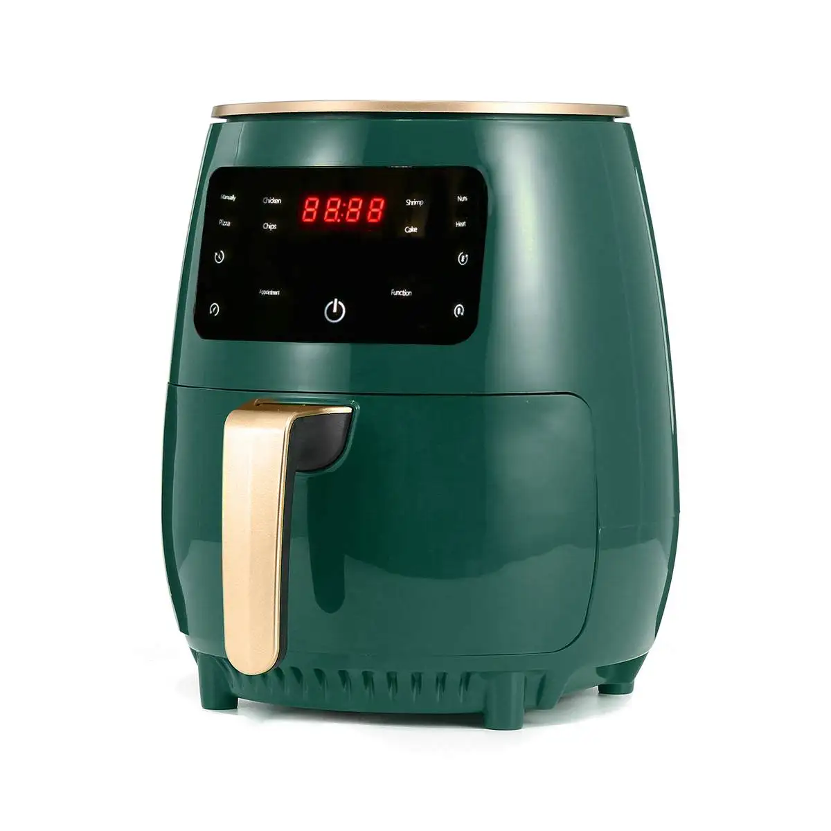 1400W 4.5L Air Fryer Oil Free Health Cooker Multifunction Smart Touch LCD Deep  Airfryer For French Fries Pizza