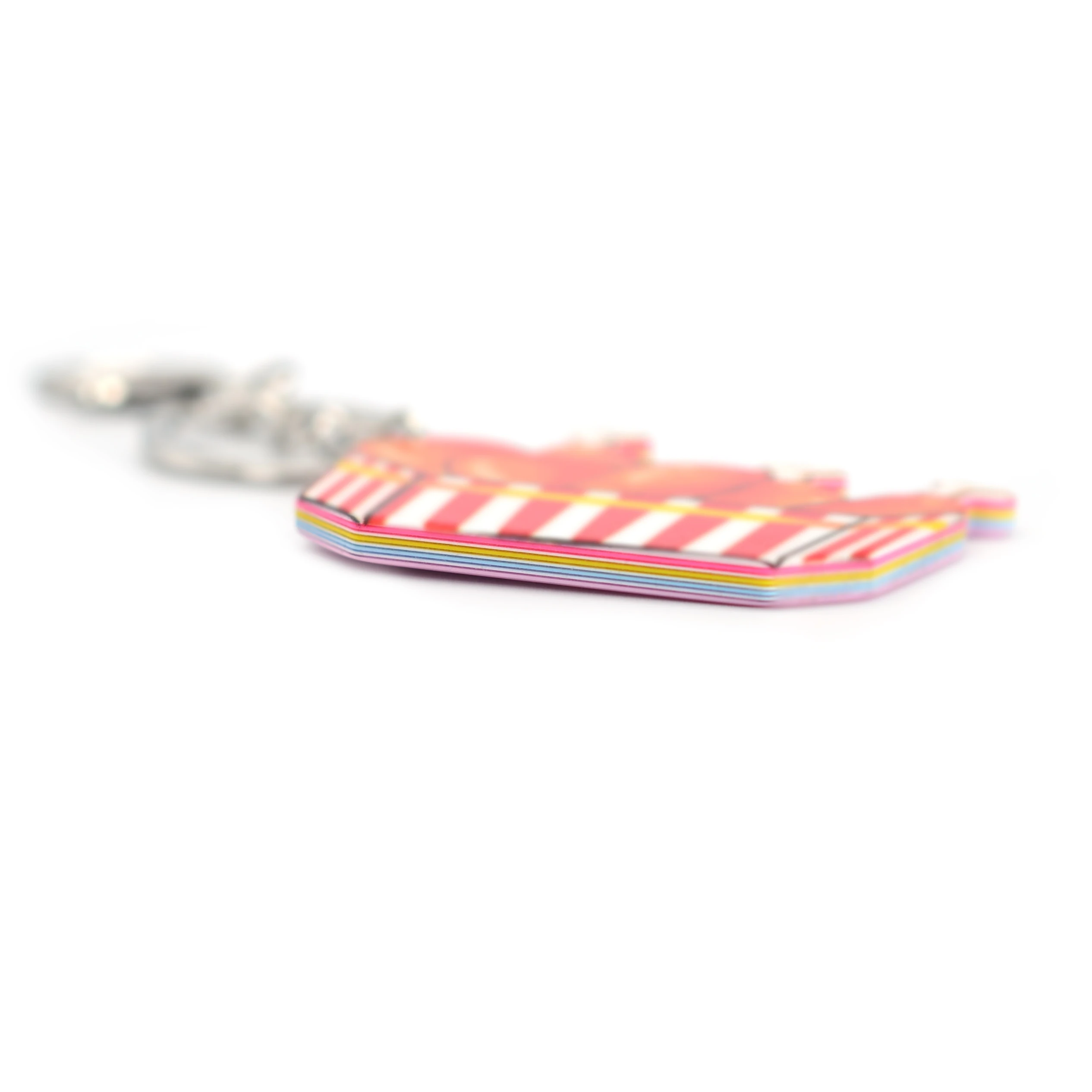 Милые Мультяшные Акриловые Брелоки для ключей 1 шт. новые с питанием ювелирные