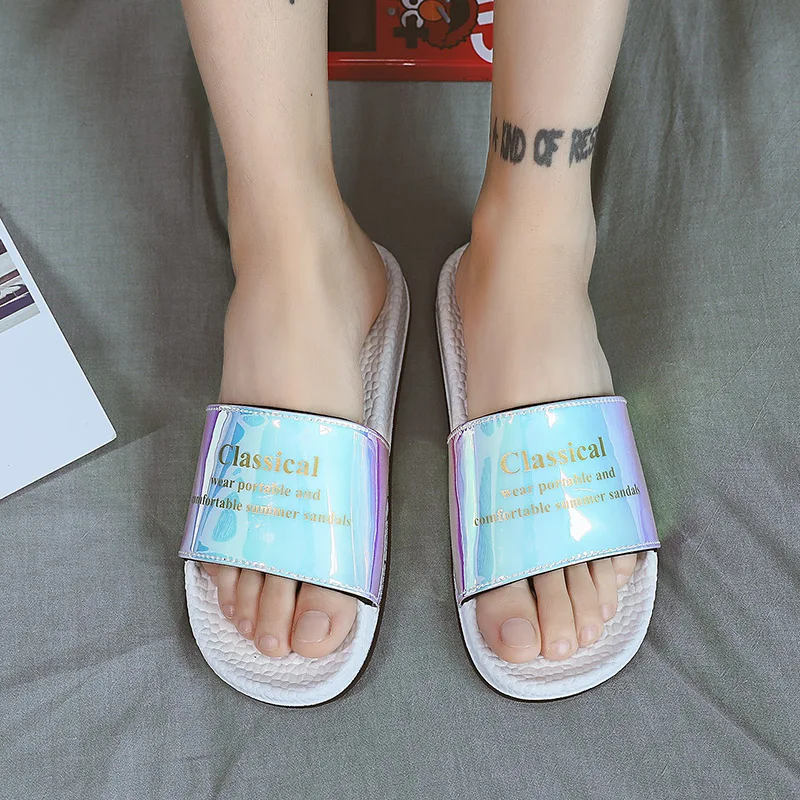 

Men Summer Sandals Slippers Flats Comfortable Walking Shoes Slides Casual Shoes Male Bedroom Sneakers All Seasons Slippers