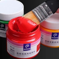 beginner child 100ml acrylic paint drawing calligraphy watercolor paint creation hand painted wall painting waterproof art tool
