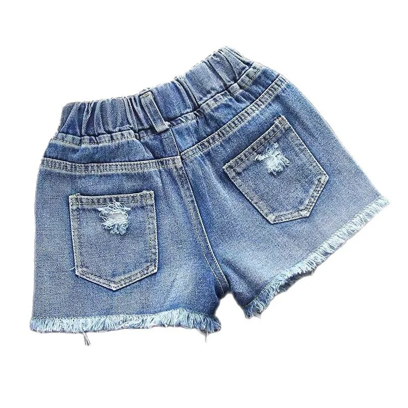 

Girls Cotton Denim Jeans Shorts Girls Children Thin Soft Trousers Jeans Kids Children Casual Clothes Clothing P167