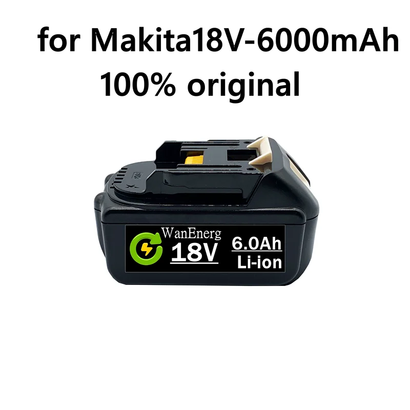 

2021 NEW BL1860 Rechargeable Battery 18 V 6000mAh Lithium ion for Makita 18v Battery BL1840 BL1850 BL1830 BL1860B LXT 400