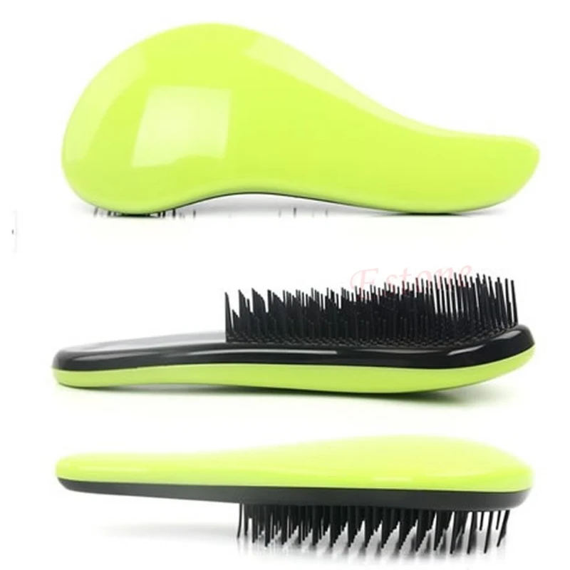 

Magic Handle Detangling Comb Shower Hair Salon Brush Styling Tamer Tool A0ND