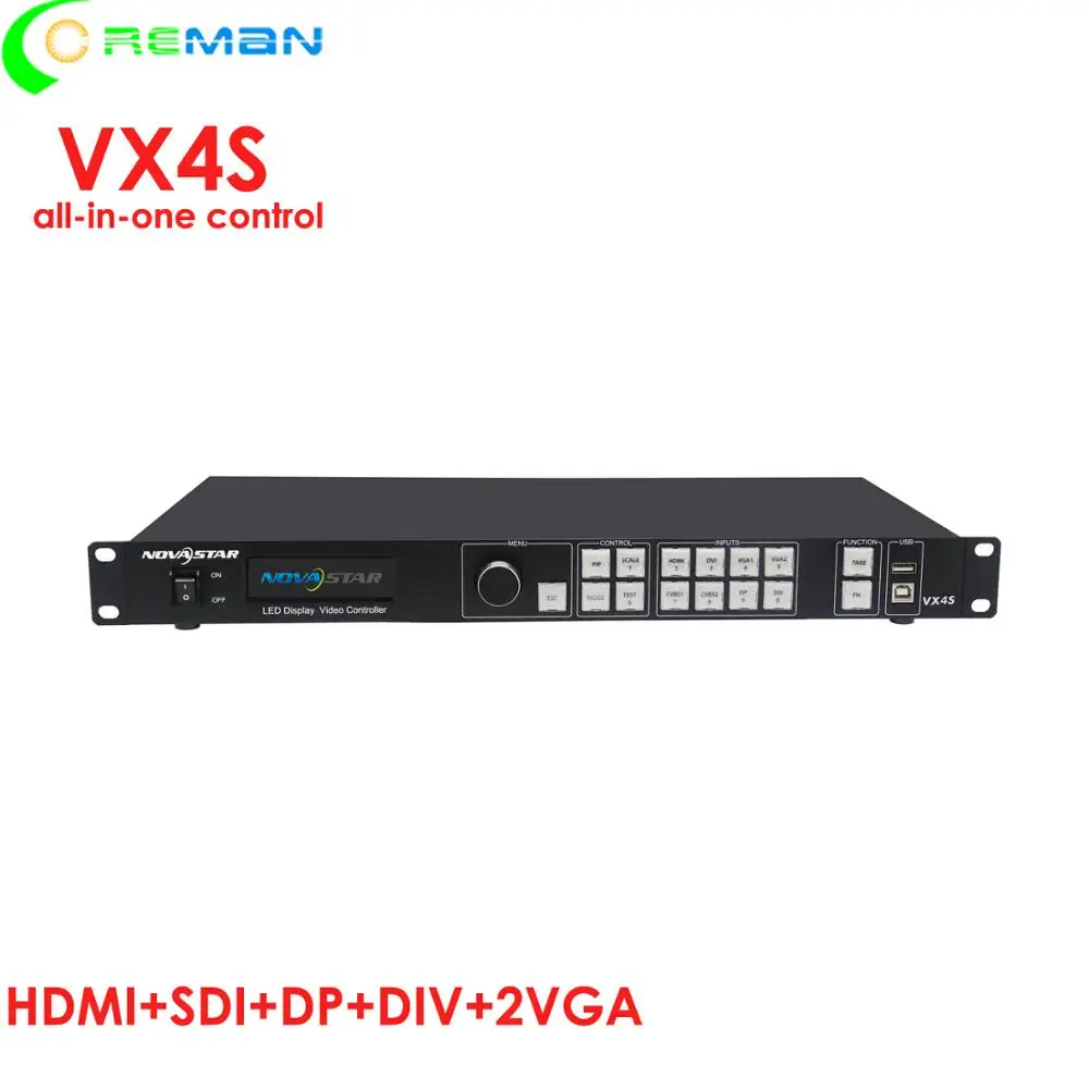 Видео процессор ali express VX4S/VX4U/VX6S Nova для прокатного RGB светодиодного ТВ