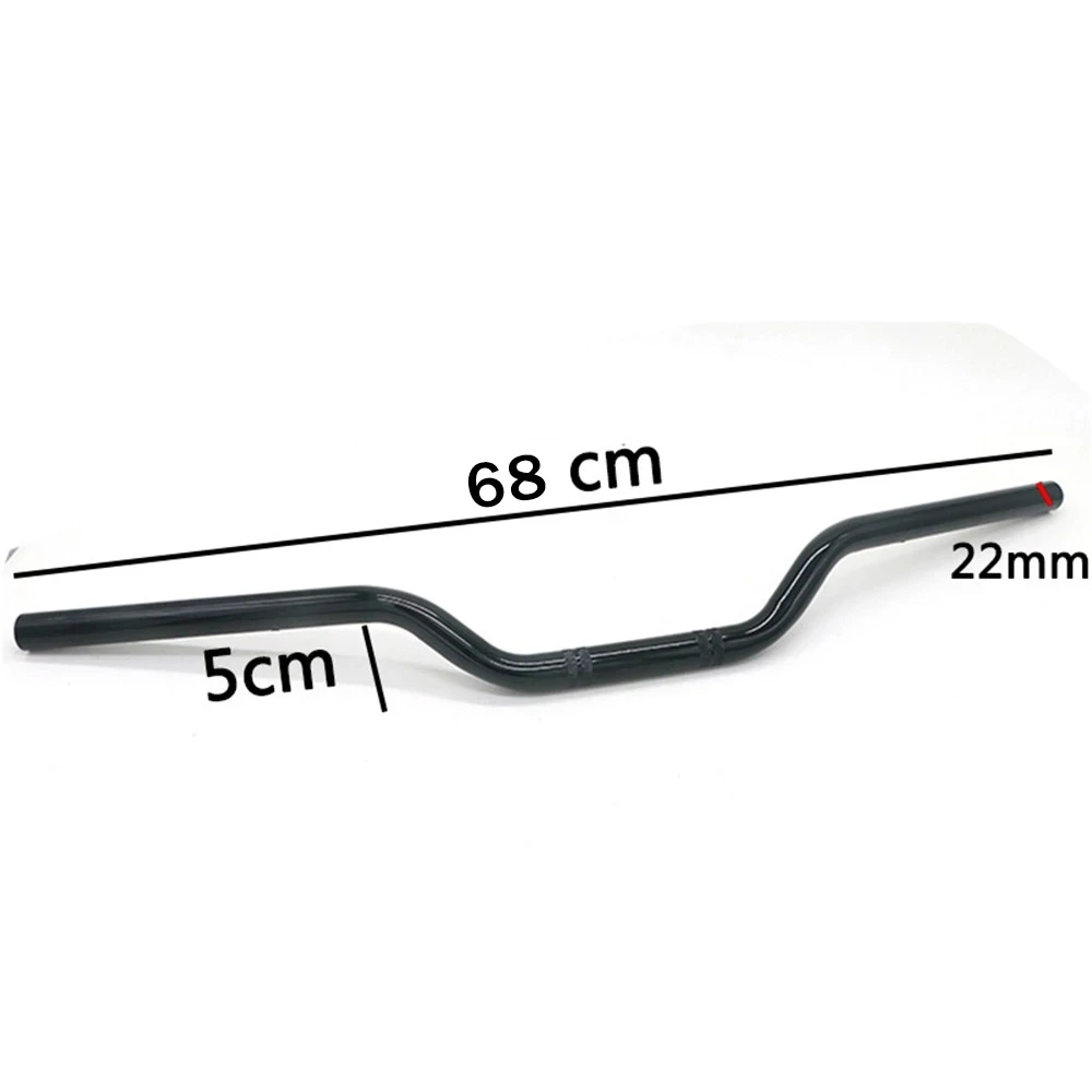 Универсальный алюминиевый руль для мотоцикла 7/8 дюйма анодированный 22 мм MT07 MT 09