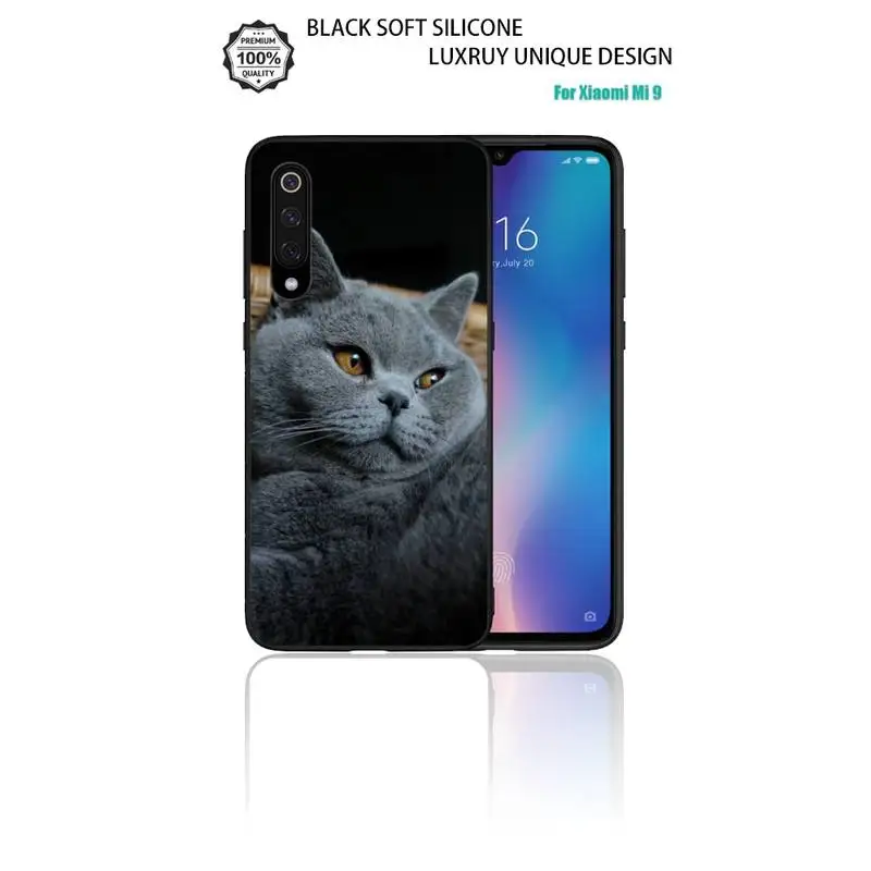 

British Shorthair Cat Top Design Phone Case For Redmi Note 9 Mi 3 7 8 9se Redmi 7 7a 8 8t 10 Pro Lite Cases Cover