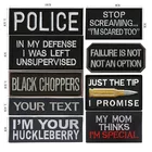 Нашивки с 3D вышивкой, 1 шт., на груди, с этикеткой, в стиле милитари, с буквами, значки, патчи для одежды крючком и петлей