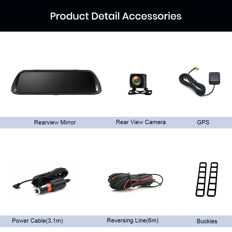 LDZDSEE Android 8 1 2G + 32G видеорегистратор ADAS FHD 1080P Автомобильная DVR камера зеркало
