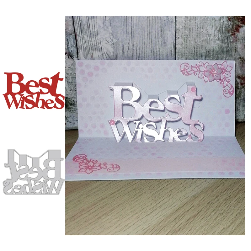 Birthday Greeting Card Craft Metal Cutting Frame Templates Scrapbooking Embossing Paper Cards Photo Album Stencils Dies | Дом и сад