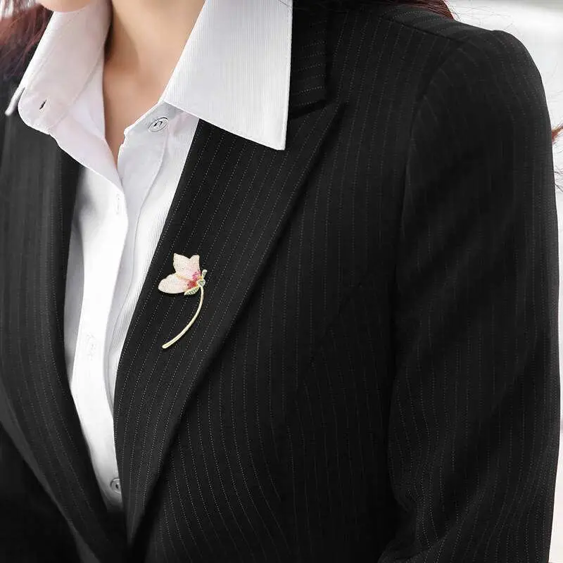 SINZRY Лидер продаж корейский Стильный кубический цирконий милая Цветочная булавка