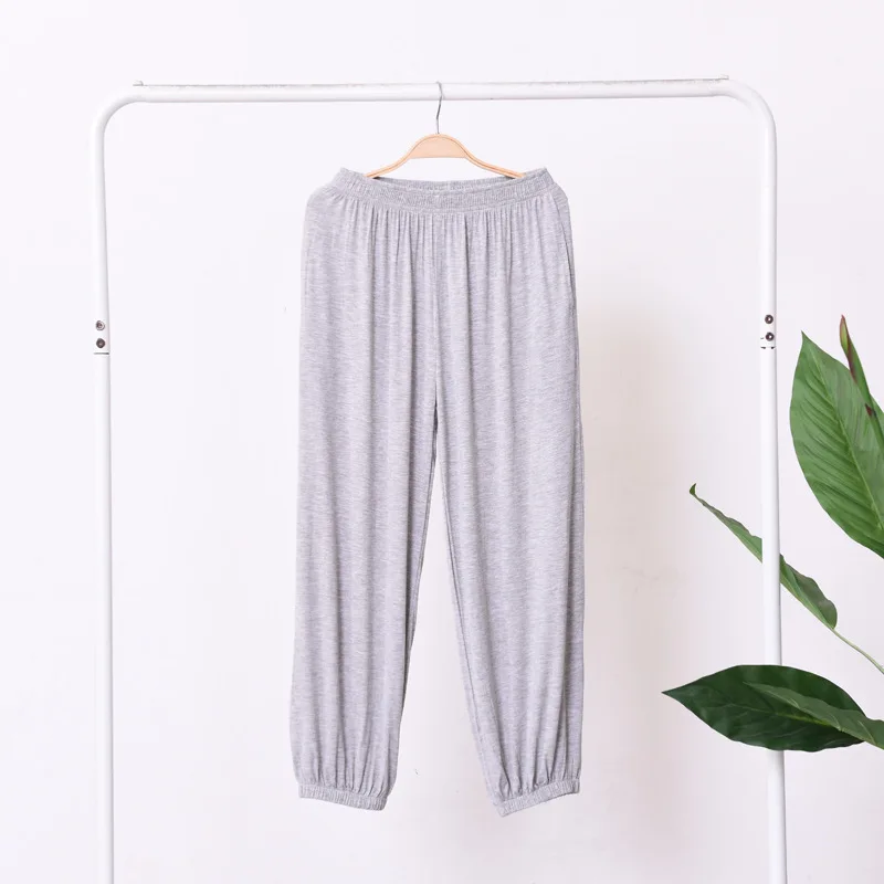 Размера плюс пижамные штаны шаровары сезон лето осень Мужская и Женская сорочка