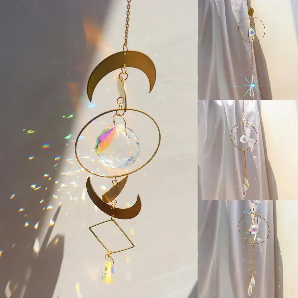 

Multifunctional Faux Crystal Hanging Pendant Elegant Decorative Window Curtains Suncatcher Pendant Home Garden Decor