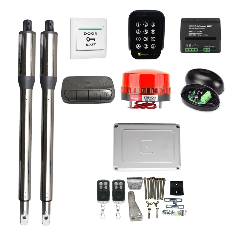 300 кг автоматический распашных ворот открывалка для бутылок с Беспроводной