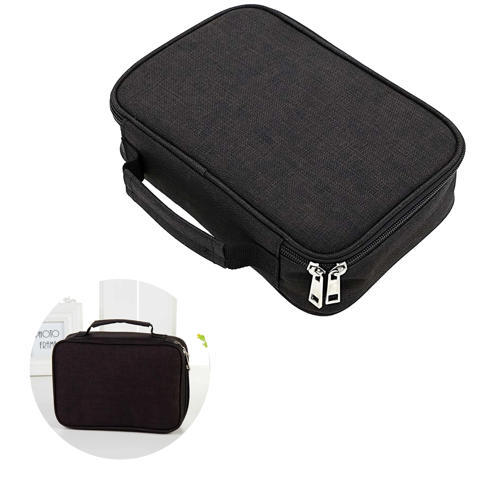Storage Bag Pencil Case Student Stationery Pen Curtain Box 2021 Hot 72 Color Hole Fine Art Painting | Канцтовары для офиса и
