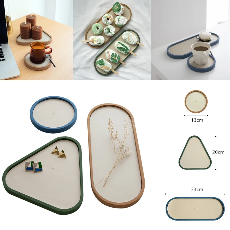 Nordic прямоугольный поднос для хранения десертная тарелка торта снэков Кухня