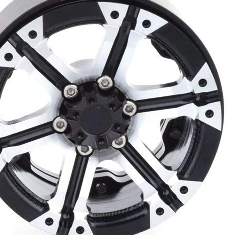 

4PCS RC Rock Crawler Metal 1.9 inch BEADLOCK Wheel Rim for 1/10 Axial SCX10 90046 90047 TAMIYA CC01 D90 RC Car