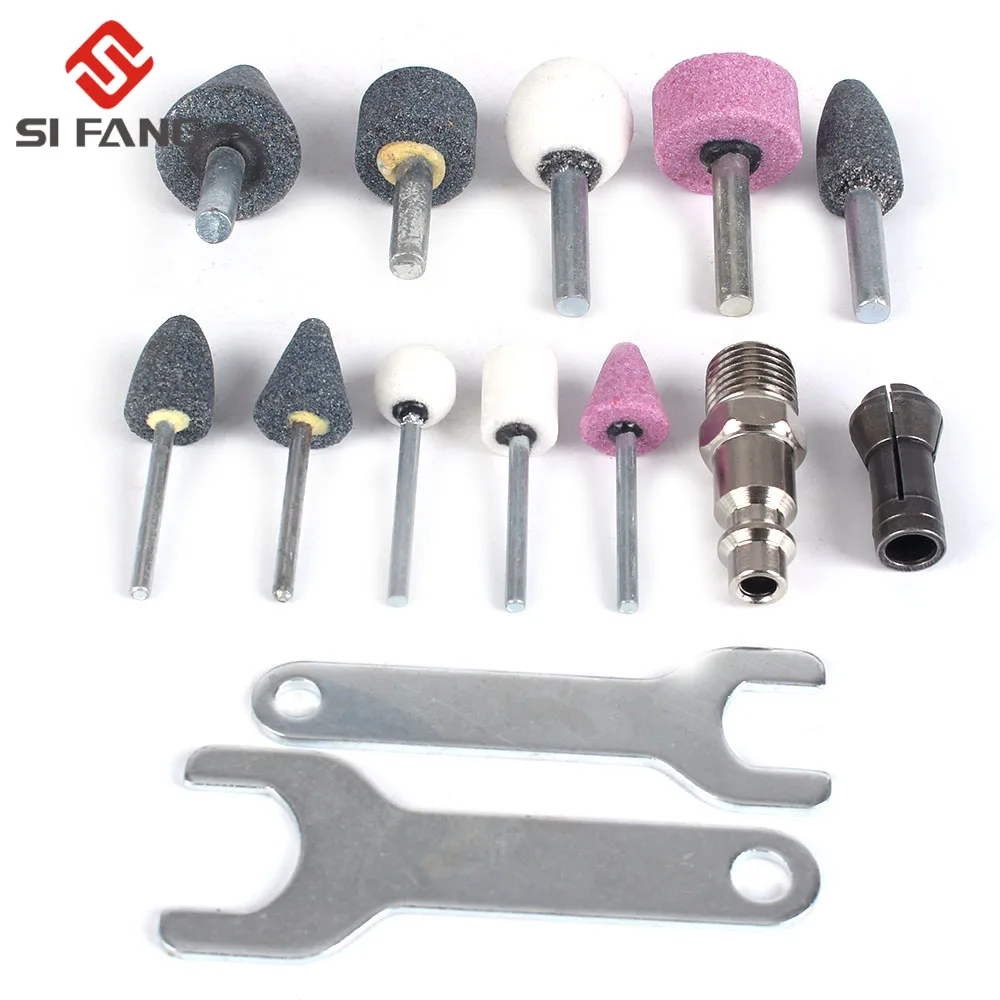 1/4 "и 1/8" Air Straight Die Grinder Kit Set Compressor Tool пневматический шлифовальный инструмент