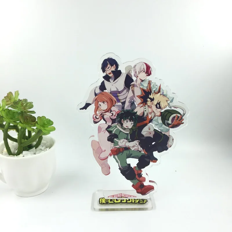 Аниме My Hero Academy брелок Midoriya Izuku Ochaco Uraraka Bakugou Katsuki Todoroki Shoto Милый Забавный акриловый брелок для ключей