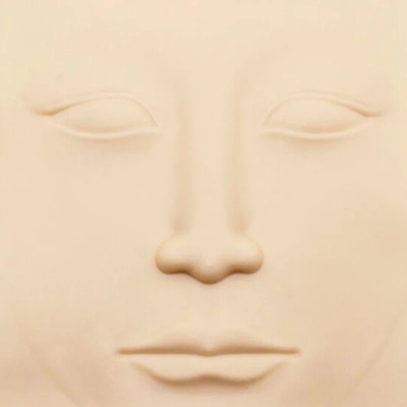 Голова манекен силиконовая 5D для тренировок на лице практики перманентного