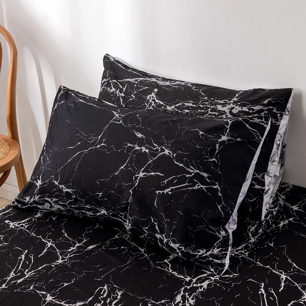 

Double side Linens 2/3pcs Nordic bed linen Twin size bedding set Quilts duvet cover beds set bed cover Pillowcase for Home decor