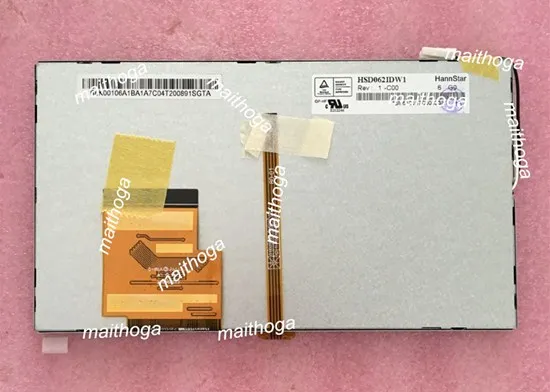 ЖК-дисплей TFT 6 2 дюйма (сенсорный/не сенсорный) для HannStar HSD062IDW1-C00 WVGA 800(RGB)* 480 |
