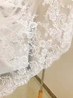 3 yard off white chantilly lace soft french wedding dress lace fabric for bridal veil kimono robe dressing gown