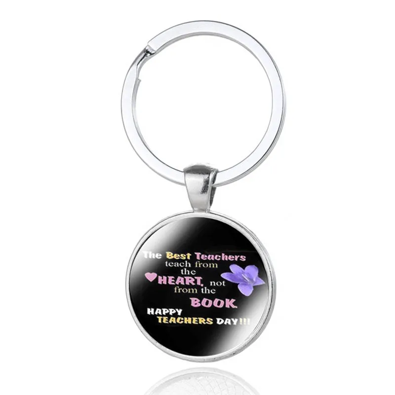 Брелок любовь с надписью Спасибо учителю брелок подвеской из хрустального