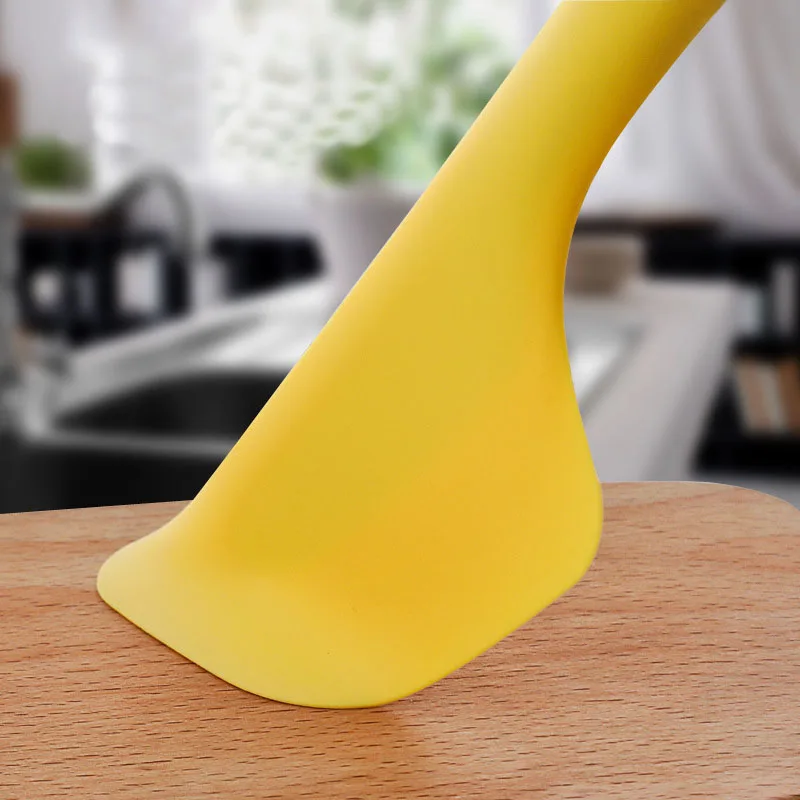 Food Grade Silicone Spatula Baking Cream Butter Scraper Dough Cutter Cake Knife Rubber Shovel Kitchen Pastry Tool | Дом и сад