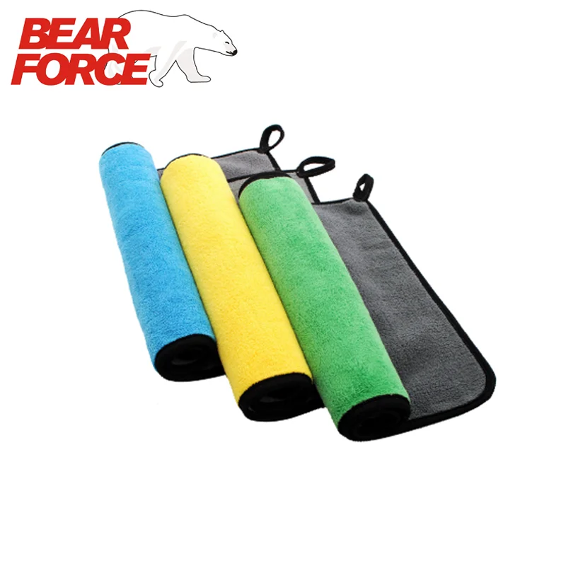 Полотенце из микрофибры кораллового флиса бархатная ткань для чистки автомобиля