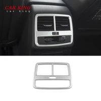 for audi a4 b9 2016 2017 accessories car rear armrest box back rear air condition outlet vent frame panel sequins cover trim
