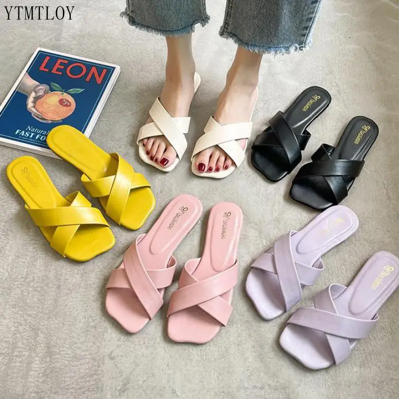 

Women Slippers Summer Outside Sandals Female Shoes Fashion Flat With Flip Flops Ytmtloy Zapatillas Mujer Casa Sapato Feminino