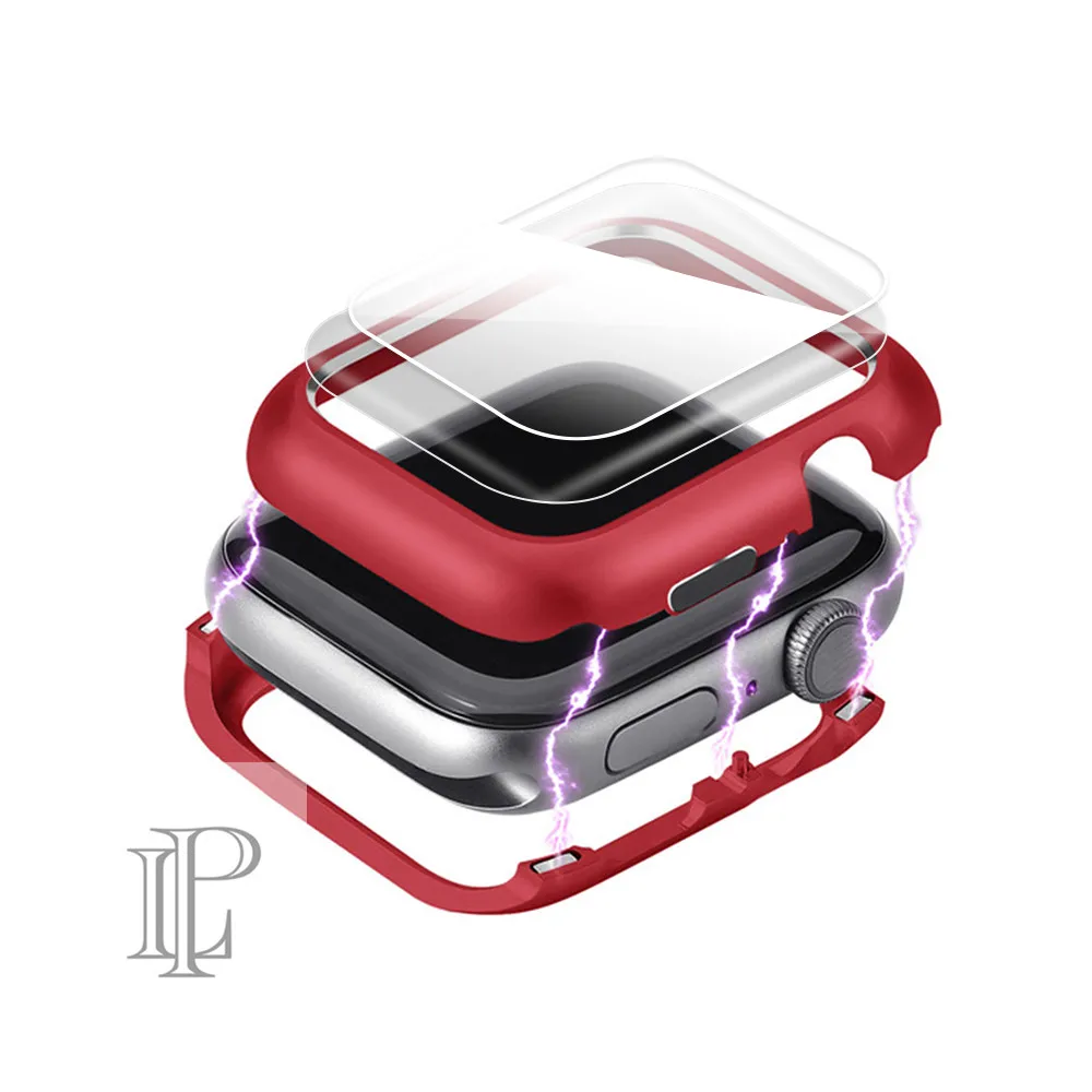 Магнитная Крышка для apple watch case apple watch 5 4 3 44 мм/40 мм iwatch band 5 4 42 мм/38 мм Защитная пленка для экрана