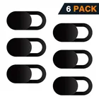 Крышка затвора веб-камеры, магнитный слайдер, пластиковая Универсальная крышка камеры для веб-ноутбука, iPad, ПК, Macbook, планшета, защитная наклейка