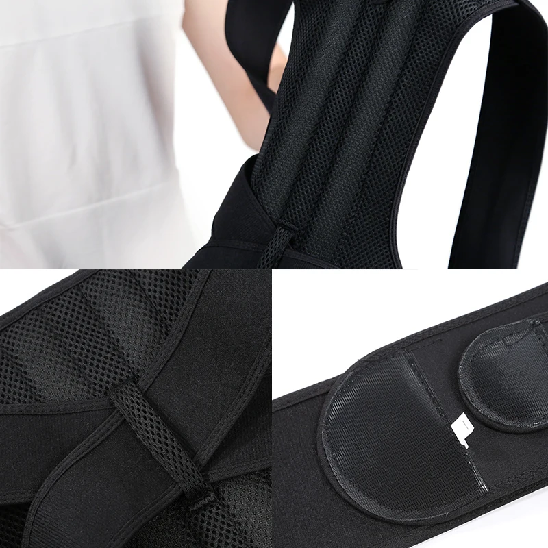 Корректор осанки для спины ключицы позвоночника плеча поясничной поддержки