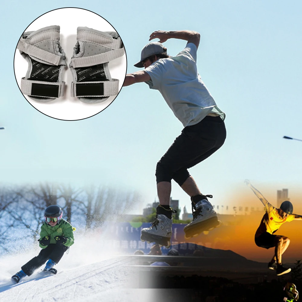 

Palm Support Pad Wrist Protector Protector For Skating Ski Snowboard Protective Gear Road Protection Children Men Women Wrist