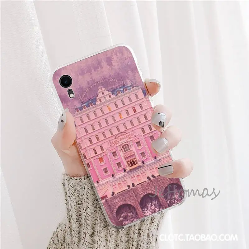 

Wes Grand Budapest Hotel Phone Case For iphone 12 5 5s 5c se 6 6s 7 8 plus x xs xr 11 pro max