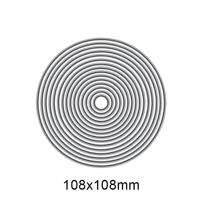 

2021 New Arrival Metal Cutting Dies Round frame For DIY Scrapbooking Decorative Card Making Embossing Craft 2021 New