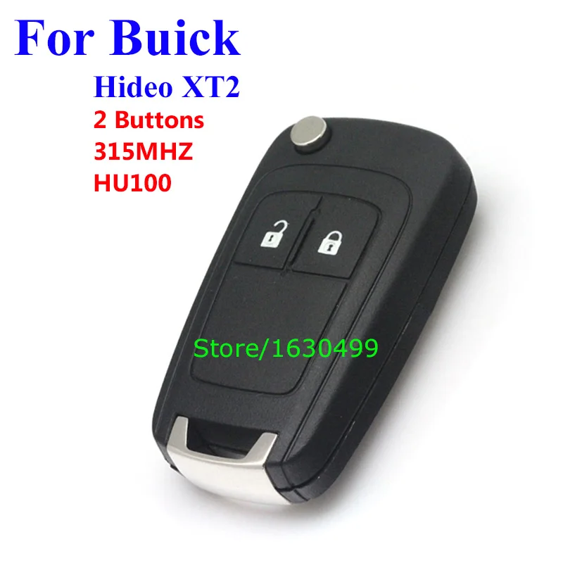 Автомобильные ключи Buck Hideo XT2 дистанционный ключ 2 кнопки 315 МГц с чипами