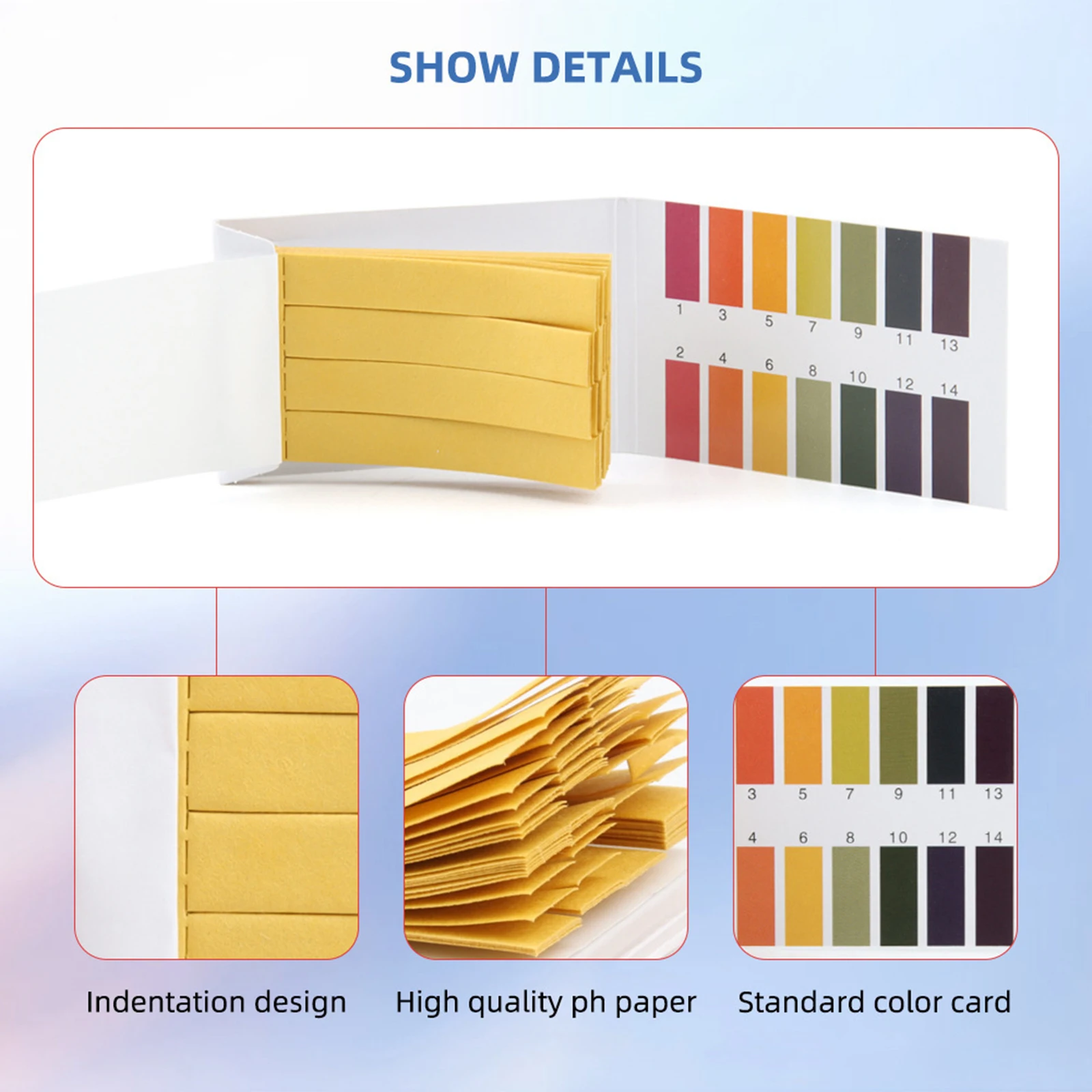 20PCS pH 1-14 Test Paper Litmus Testing Indicator Strip Tester pH Test Test