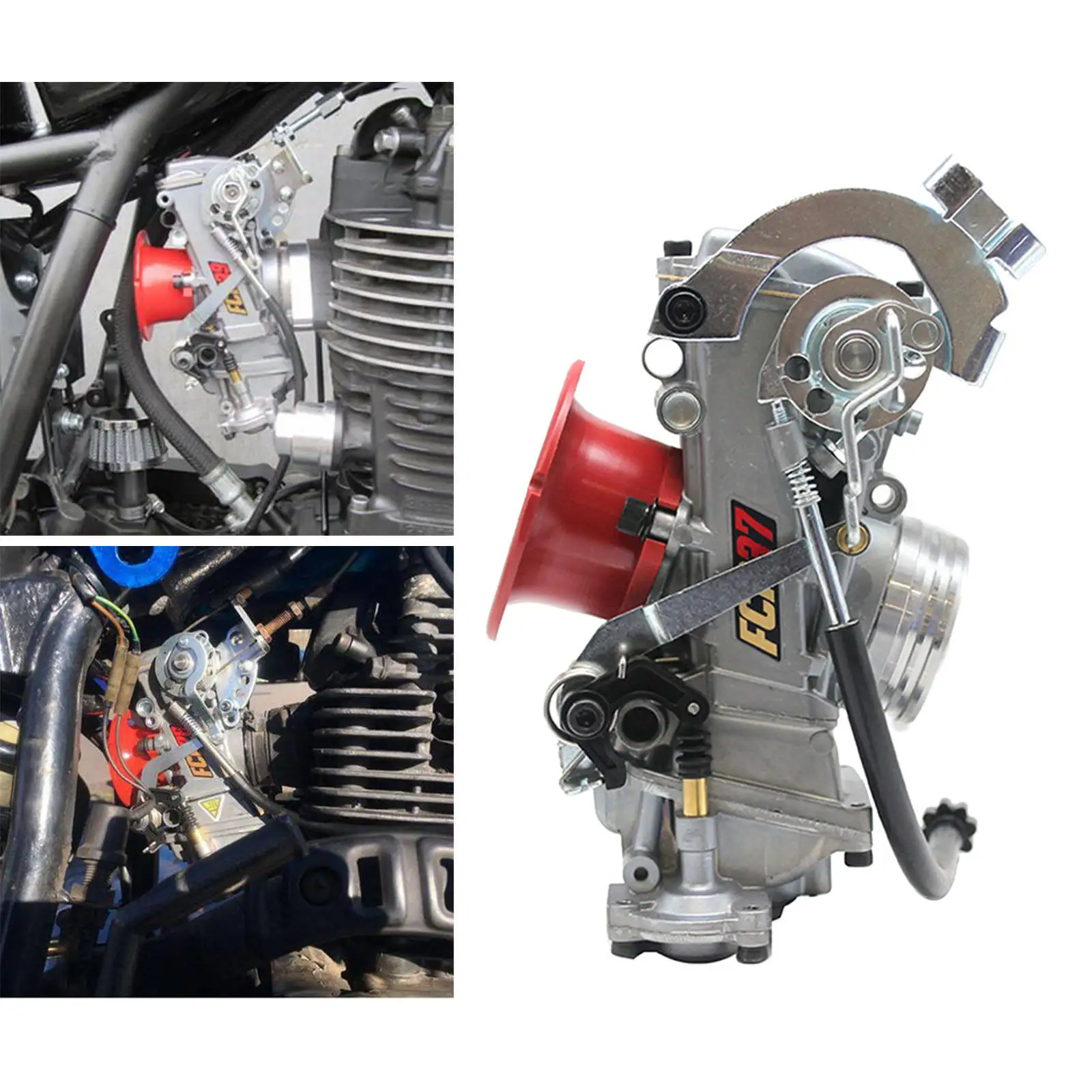 

Alloy Motorbike 37mm Carburetor Universal for Motorcycle Dirt Bikes Racing Scooter Replacement