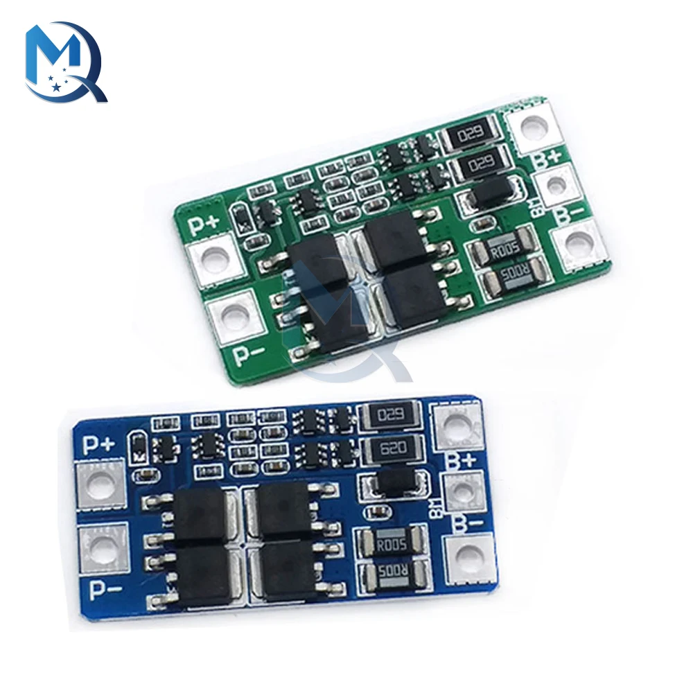 Плата защиты аккумулятора 18650 Lifepo4/Литиевые BMS 2S 10A 8 4 V 7 PCB PCM с балансом для Li-Ion Lipo