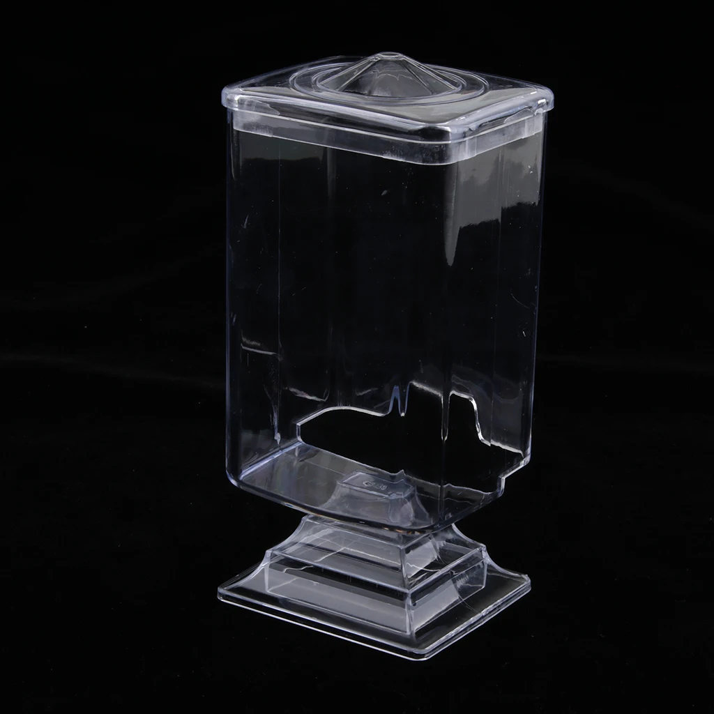 Прозрачный акриловый держатель для салфеток дизайна ногтей чехол макияжа ватные