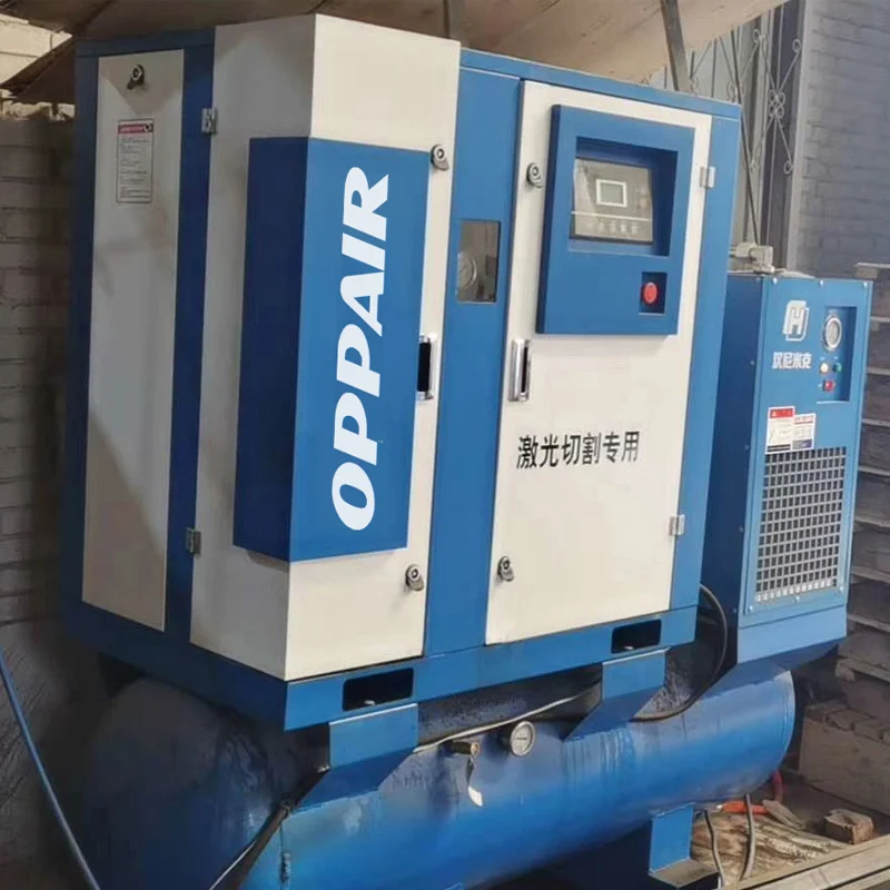 

20HP 15KW 16bar 8bar 10bar Screw Air Compressor Mountain 350 lilter Air Tank Dryer All in One Compressor 60 70 80 Gallons