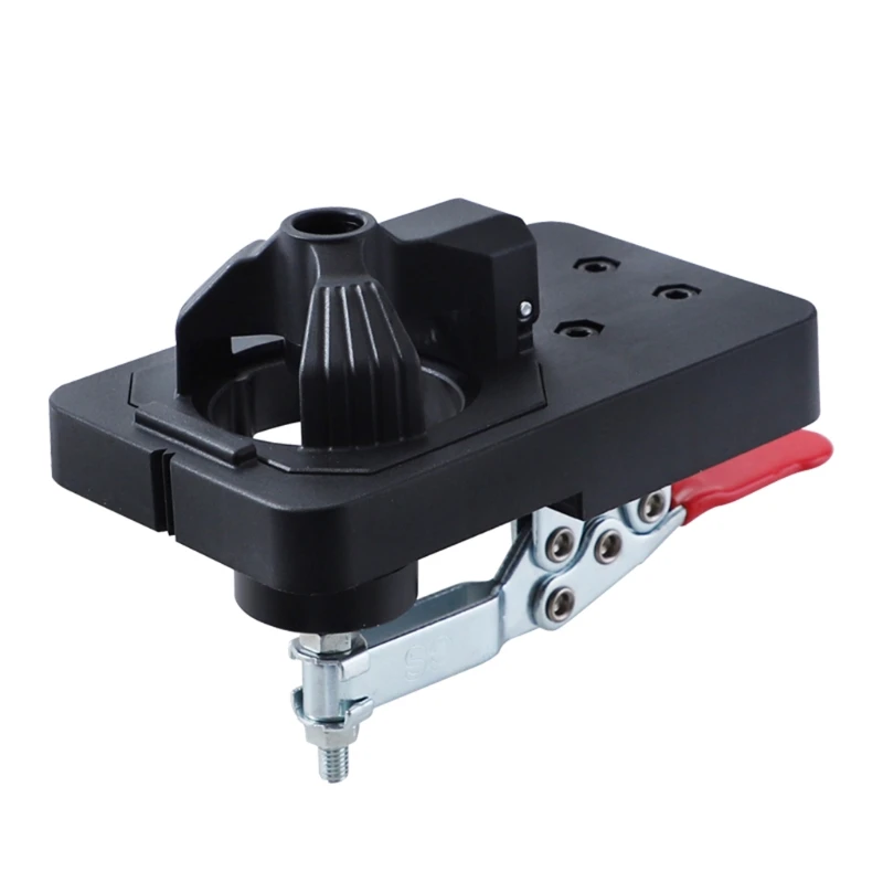 

Hinge Drilling Jig 35mm Hole Opener Positioning Punch Dowel Metal Wood Cutter Guide Sleeve Punch Locator Tool Adjustable