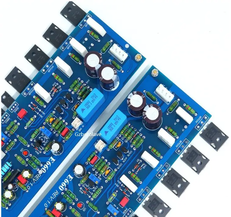 

E660 Field Effect Tube Power Amplifier Board Class A 50W+50W IRF240 IRF9240 HiFi Stereo Home Audio Amplifier