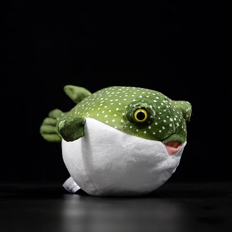 Реальная жизнь Pufferfish плюшевые игрушки Реалистичные морские животные Puffers мягкие игрушки аквариумные рыбки Мягкая куколка подарки для детей